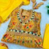 Presenting New Special Party Wear Aliya Cut Dresses Dupatta With Pant