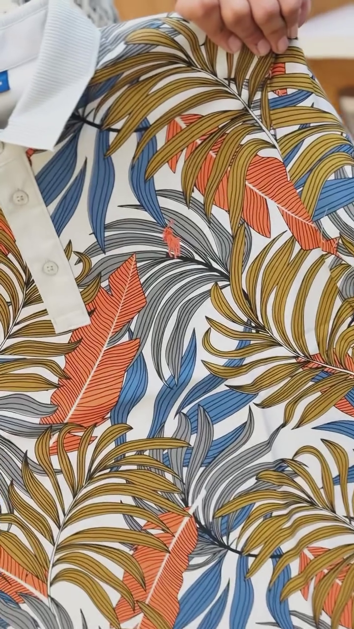 Printed Cotton Polo Men's T-Shirt - Image 3