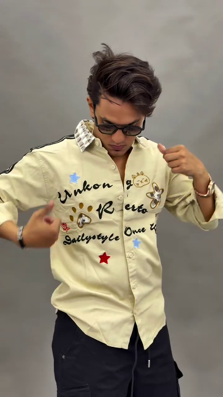 Premium Slim Fit Needle Work Party Shirt - Image 4