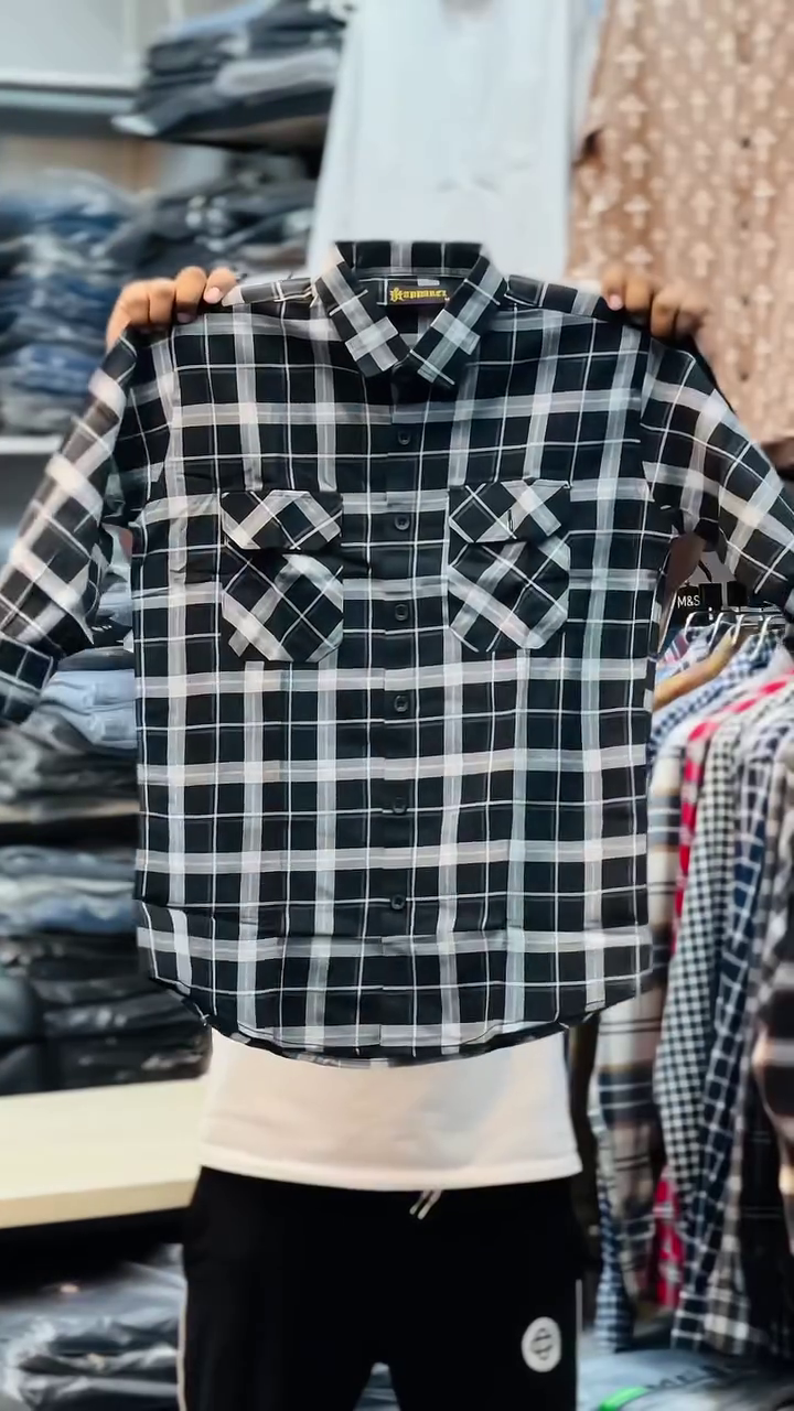 Checked Pure Cotton Casual Shirt - Image 8