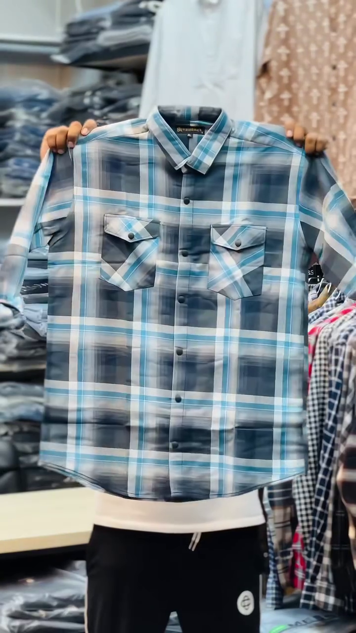 Checked Pure Cotton Casual Shirt - Image 3