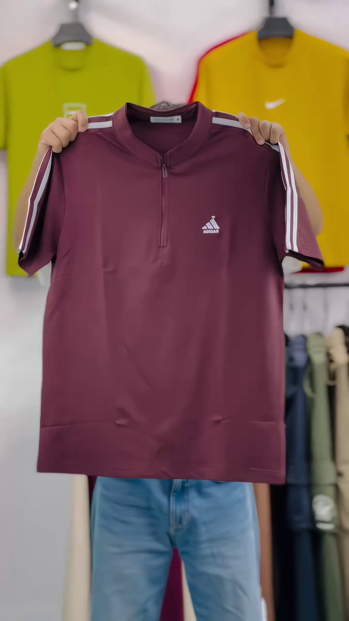 3-Striped Logo Detail Polo T-shirt - Image 3