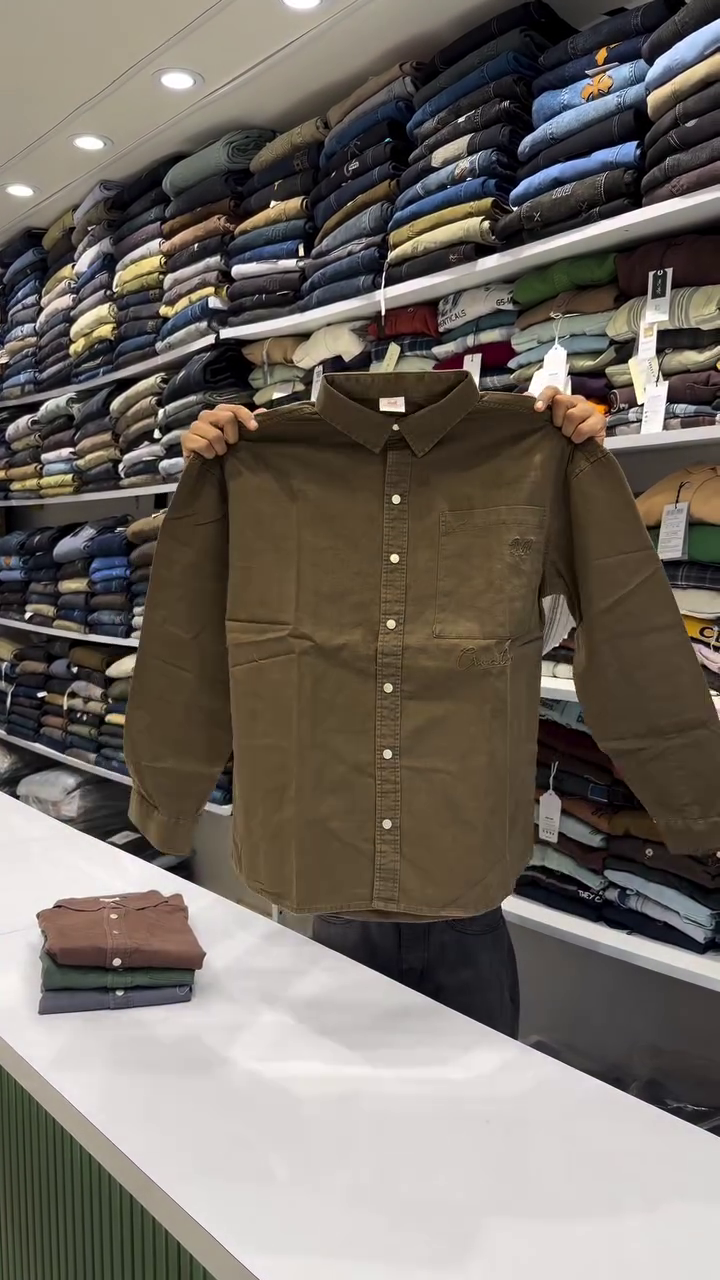 Oxford Weave Button-Down Collar Casual Shirt - Image 7