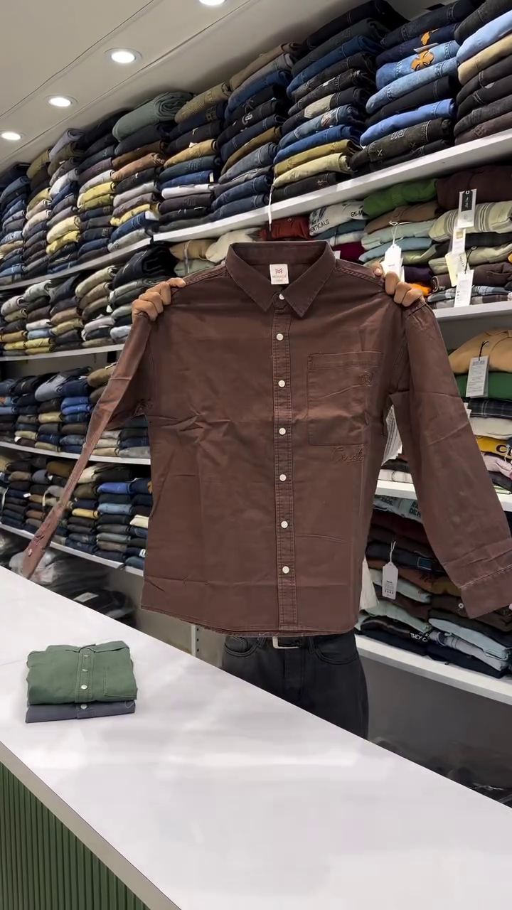 Oxford Weave Button-Down Collar Casual Shirt - Image 6