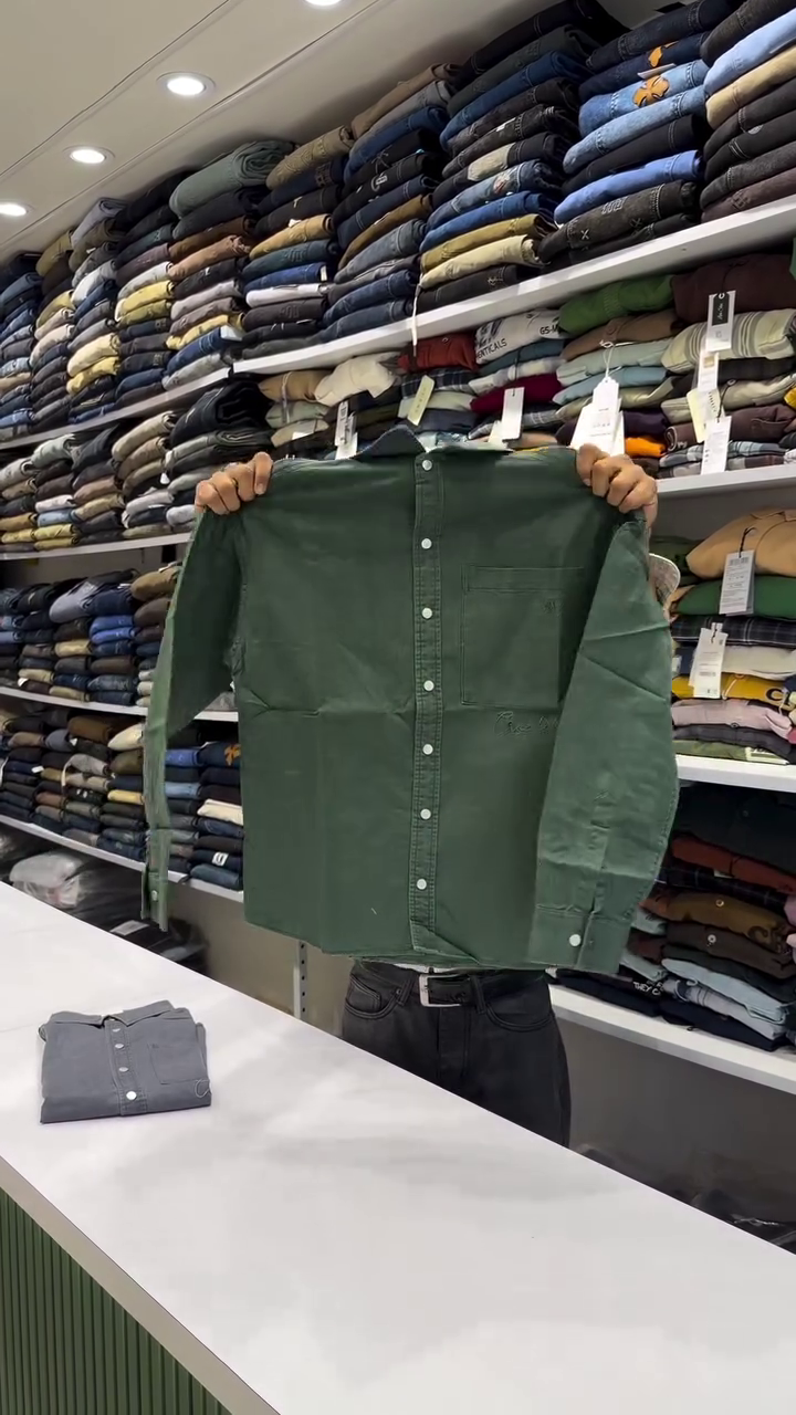 Oxford Weave Button-Down Collar Casual Shirt - Image 5
