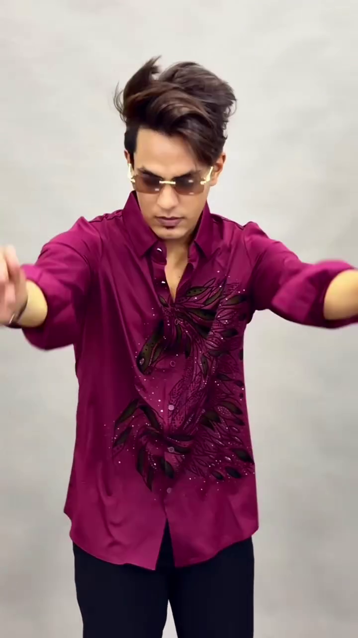 Men Floral Embroidery Casual Shirt - Image 6