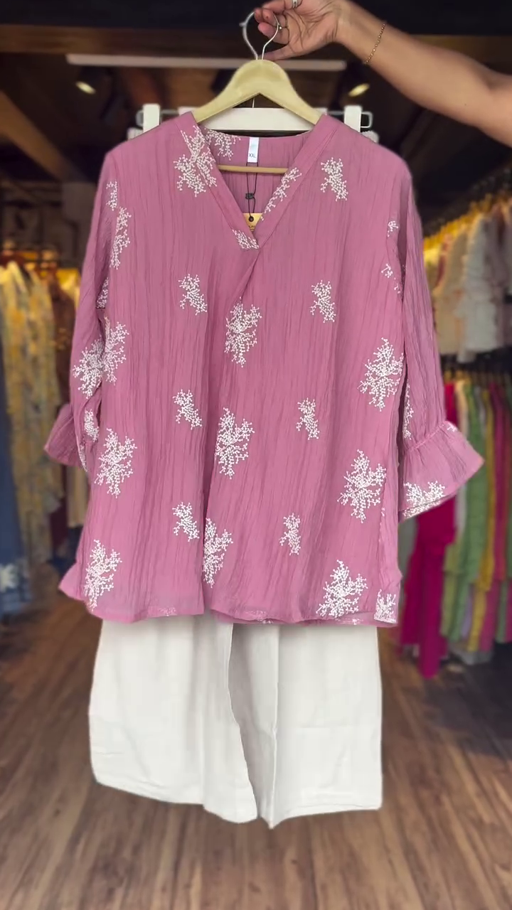 Women Pink Kurta Sets