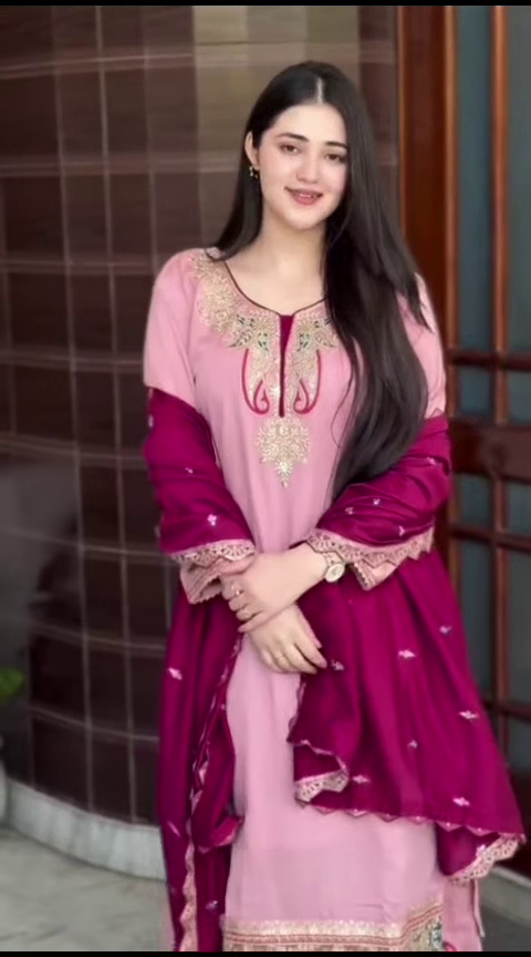 Women Ethnic Motifs Embroidered Regular Thread Work Kurta with Sharara & With Dupatta - Image 5