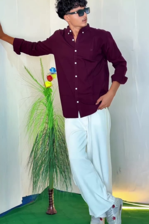 Men Smart Slim Fit Casual Shirt