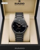 Round Luxury Premium Black Rado Jubile Watch