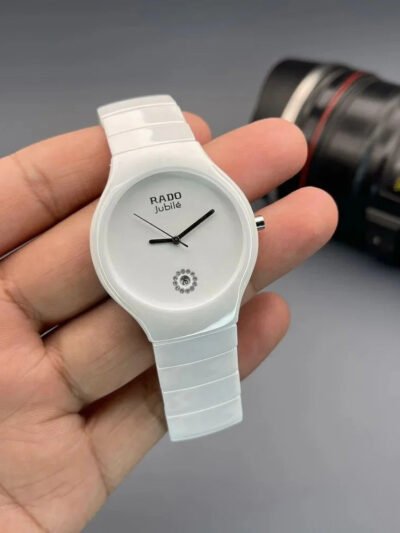 Rado White Jubile Ceramic Body Watch For Men