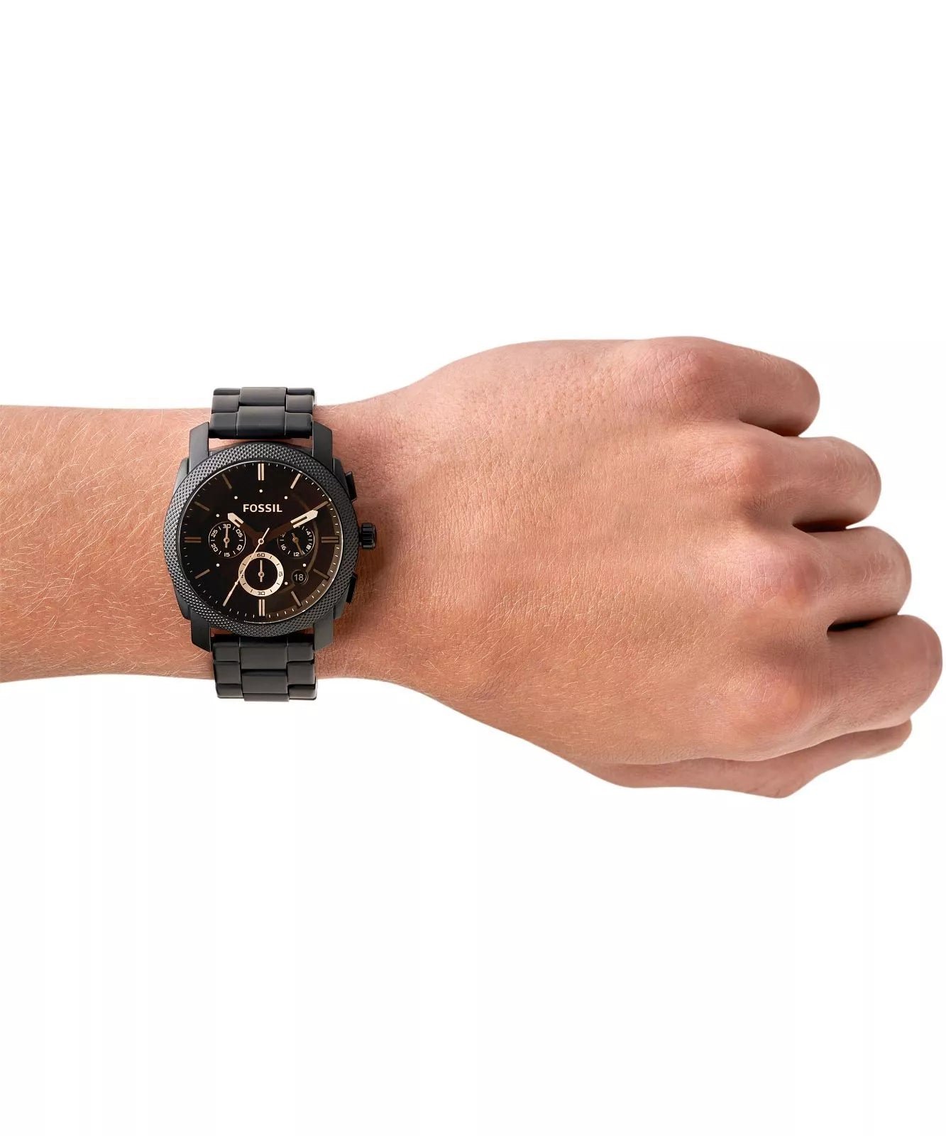 Fossil Black Metal Belt Watch For Men - Image 4