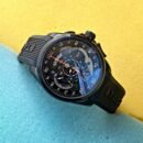 Swiss Made Black Bezel Tagheuer Chronograph Men's Watch