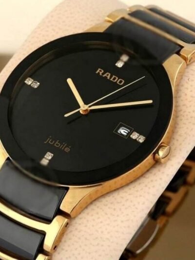 Rado Black Gold Metal Analog Mens Watch
