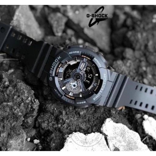 Casio G-Shock Full Black Rubber Strap Men's Watch - Image 2