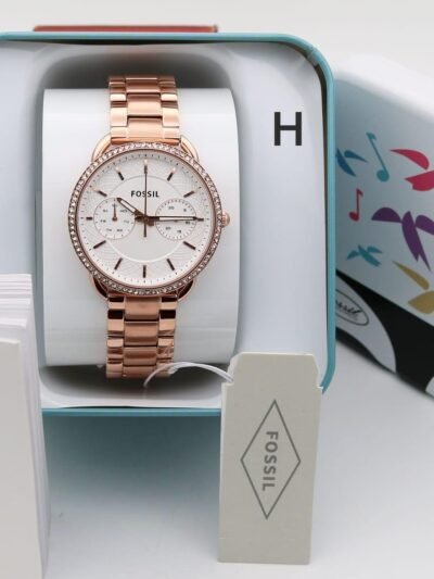 Exclusive Fossil White Dial New Metal Belt Women’s Watch