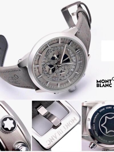Montblanc Leather Chronograph Men's Watch