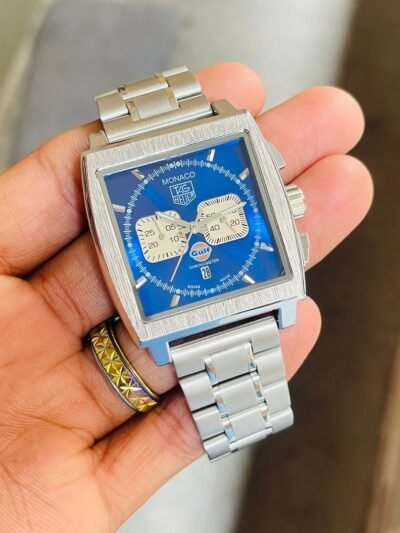 Tag Heuer Blue Dial Chronograph Watch For Men