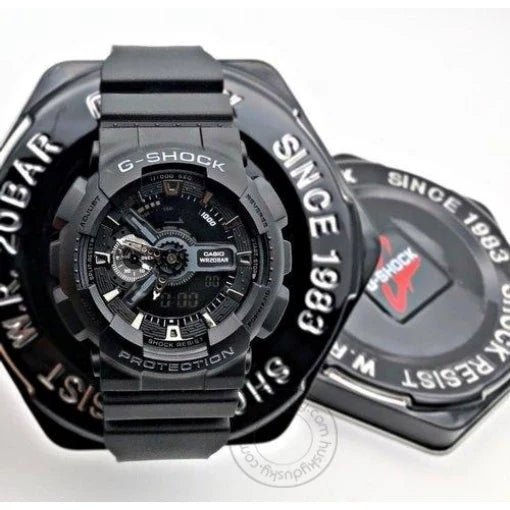 Casio G-Shock Full Black Rubber Strap Men's Watch - Image 4