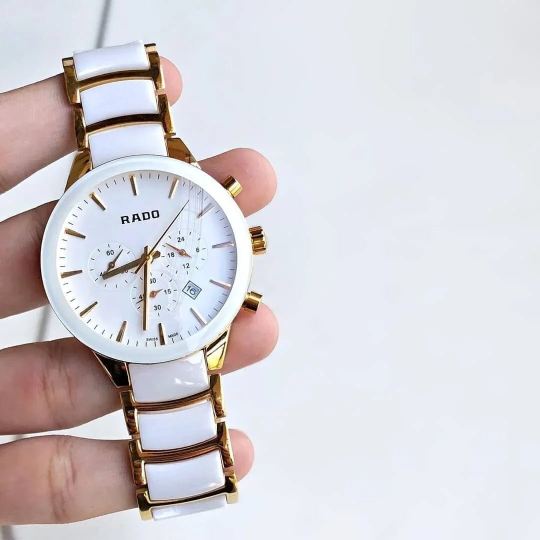 Rado Centrix Chronograph White Watch For Men - Image 3
