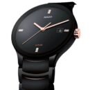 Rado Black Color Luxury Watch For Men With Black Color Stainless Steel Strap