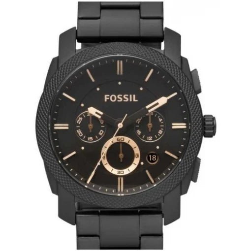 Fossil Men's Black Stainless Steel Band Chronograph Watch - Image 5