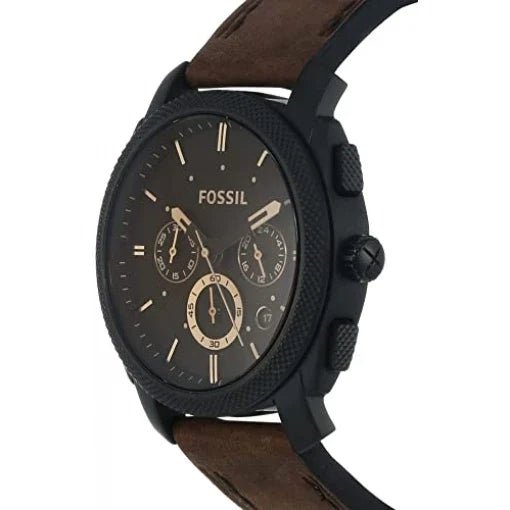 Fossil Chronograph Brown Leather Belt Men's Watch - Image 4