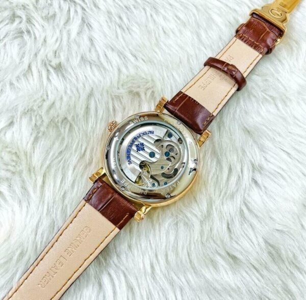 Branded Patek Philippe Automatic Leather Belt Men's Watch - Image 2