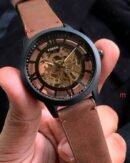 Latest Golden Fossil Automatic Watch For Men
