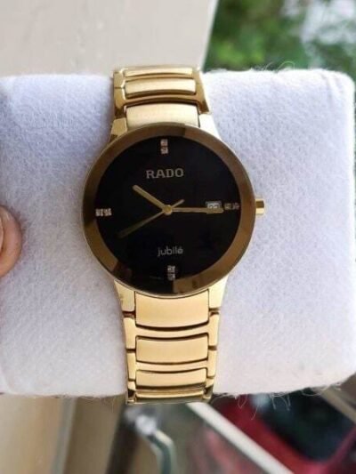 Round Luxury Premium Rado Gold Watch