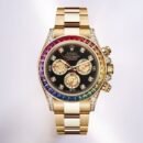 Rolex Watch Rainbow Diamond Gold Metal Mens Watch For Mens RLX-Rainbow