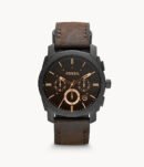 Fossil Chronograph Brown Leather Belt Men's Watch