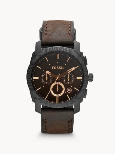 Fossil Chronograph Brown Leather Belt Men's Watch