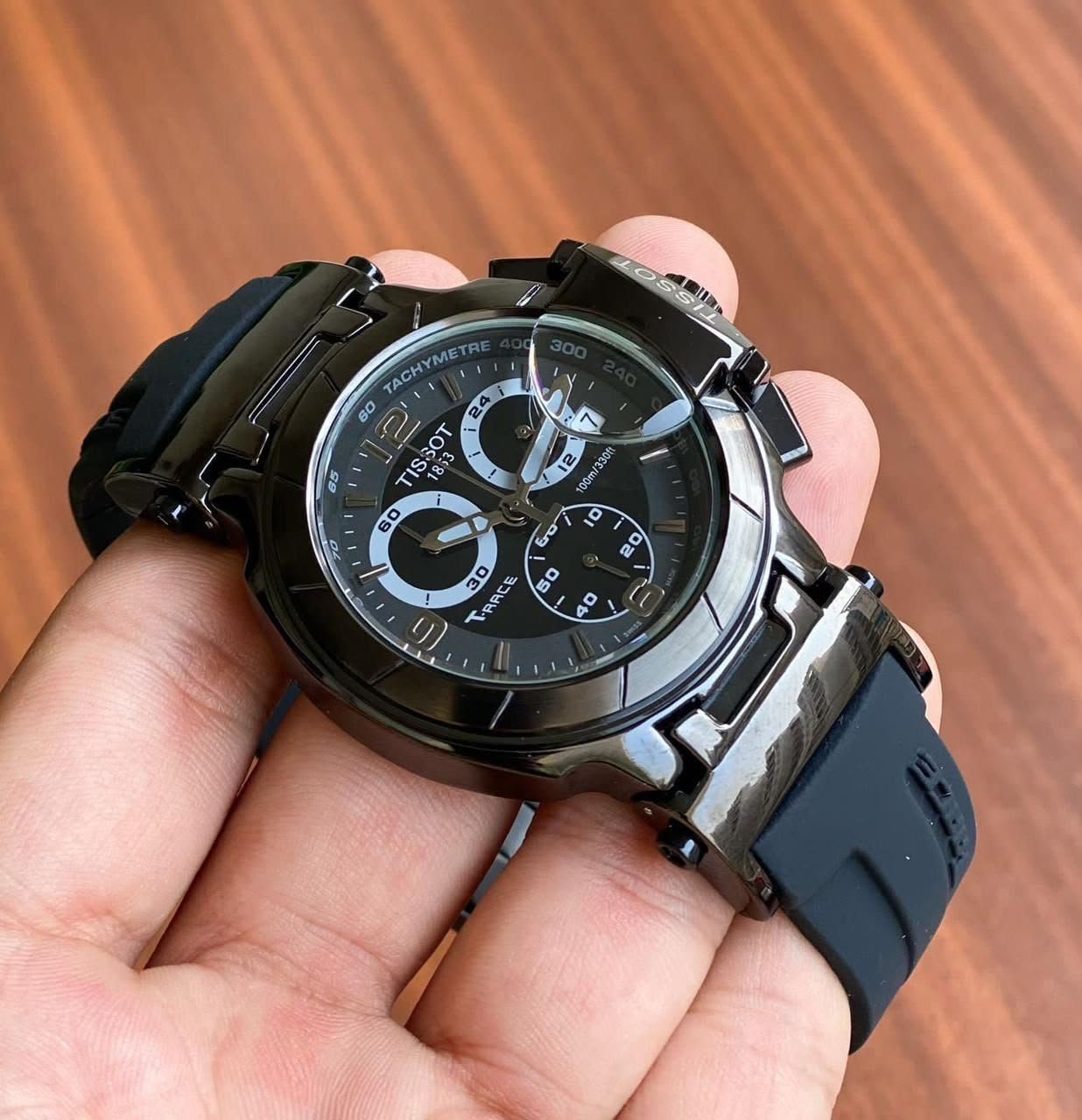 Tissot T-Race Men’s Black Chronograph Watch - Image 2