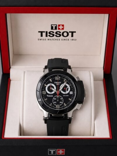 Tissot T-Race Men’s Silver Bezel Chronograph Watch