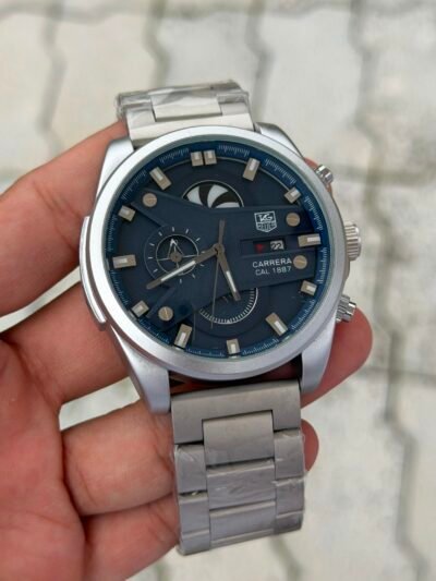 Tag Heuer Grand Carrera CR7 Teal Blue Dial Men's Watch
