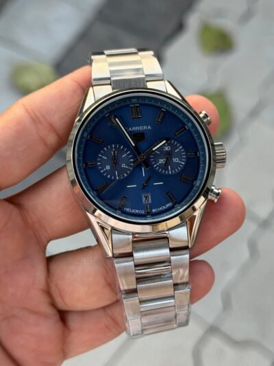 TAG Heuer Carrera Chronograph Dark Blue Dial Men's Watch