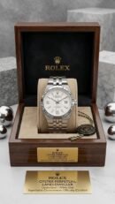 Rolex Oyster Perpetual Land-Dweller Stainless Steel White Dial Watch