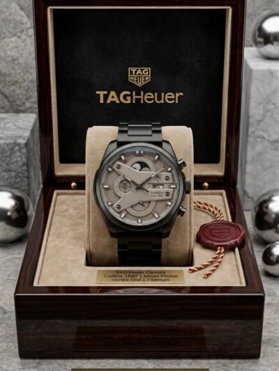 TAG Heuer Carrera Calibre 1887 Automatic Chronograph Titanium Black Dial Watch