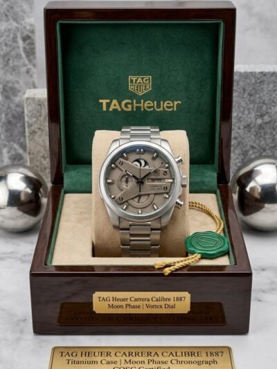 TAG Heuer Carrera Calibre 1887 Automatic Chronograph Grey Dial Stainless Steel Watch