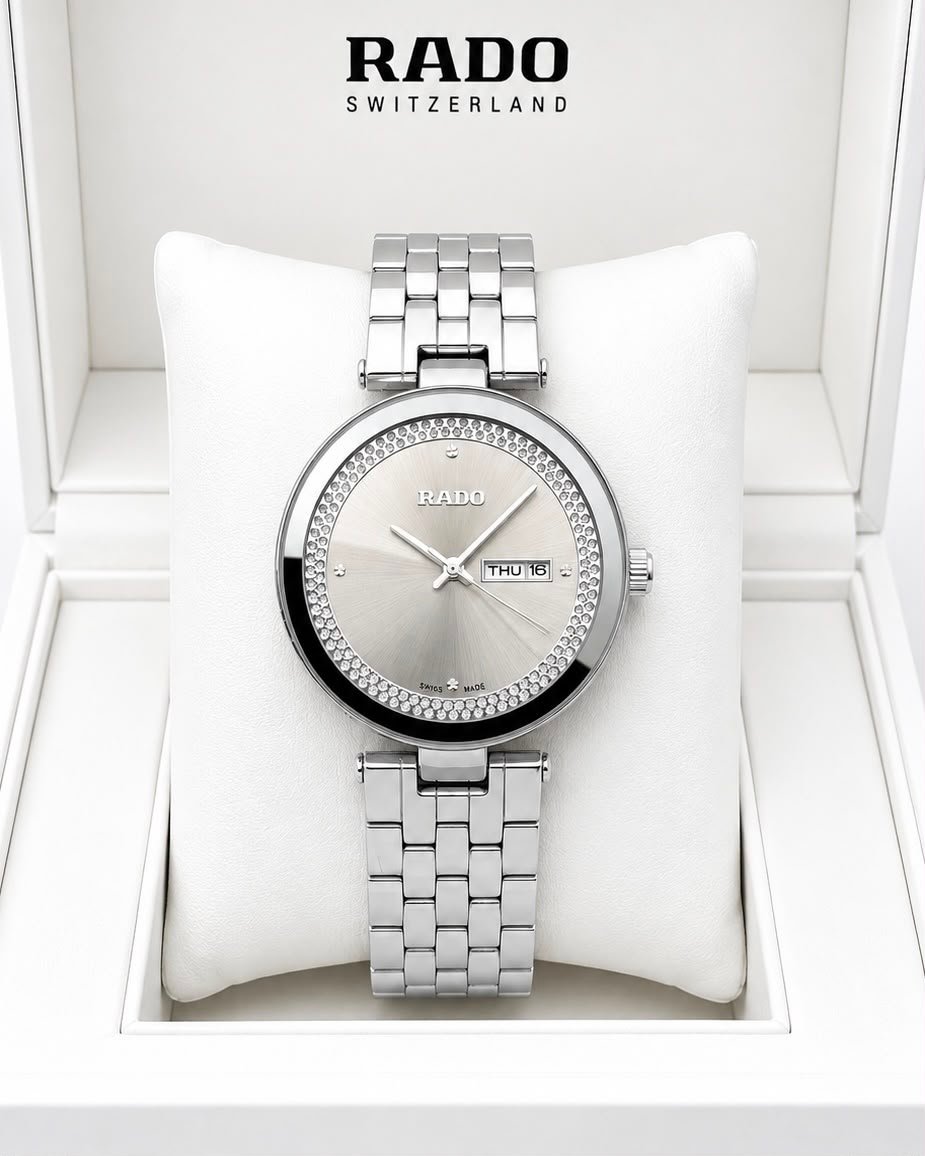 Rado Silver Dial Stainless Steel Analog Watch