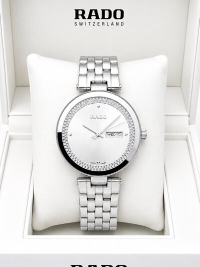 Rado White Dial Silver Stainless Steel Analog Watch