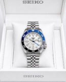 Seiko 5 Sports White Dial Stainless Steel Automatic Watch