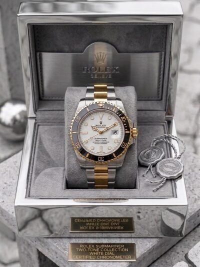 Rolex Submariner Two-Tone White Dial