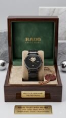 Rado True Open Heart Black Dial Automatic Watch
