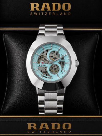 Rado DiaStar Skeleton Ocean Blue Dial Men's Watch
