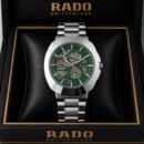 Rado DiaStar Skeleton Green Dial Men's Watch