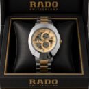 Rado DiaStar Skeleton Gold And Silver Strap Men's Watch